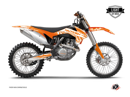 KTM 250 SX Dirt Bike Eraser Graphic Kit Orange LIGHT - Light versie
