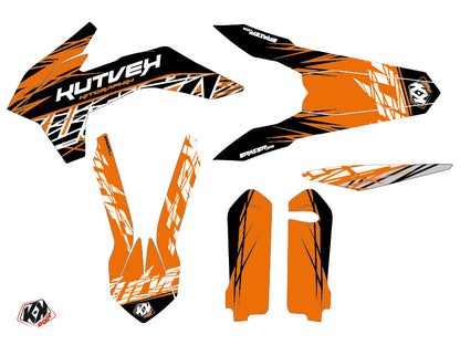 KTM 250 SX Dirt Bike Eraser Grafik-Kit Orange Schwarz