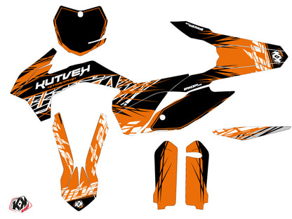 KTM 250 SX Dirt Bike Eraser Grafik-Kit Orange Schwarz