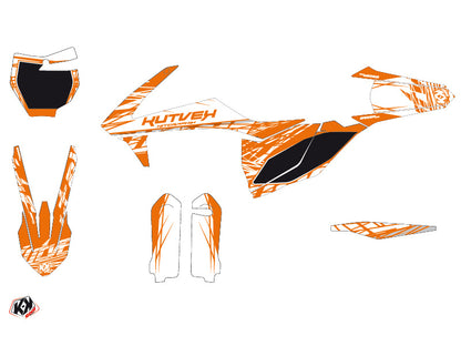 KTM 250 SXF Dirt Bike Eraser Grafik-Kit Orange