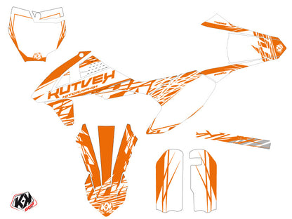 KTM 50 SX Dirt Bike Radiergummi-Grafikset Orange
