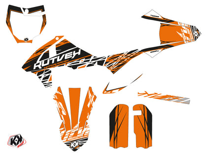 KTM 50 SX Dirt Bike Eraser Grafik-Kit Orange Schwarz