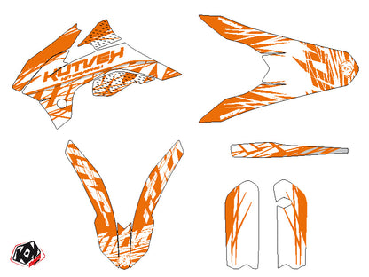 KTM 85 SX Dirt Bike Radiergummi-Grafikset Orange