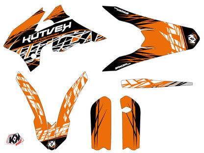 KTM 85 SX Dirt Bike Eraser Grafik-Kit Orange Schwarz