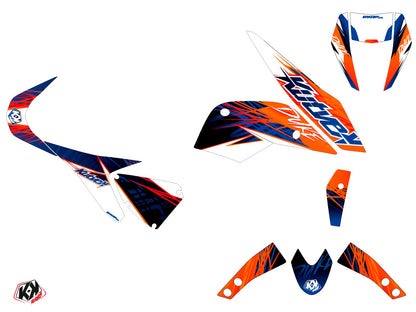 KTM Duke 690 Street Bike Eraser Grafik-Kit Blau Orange
