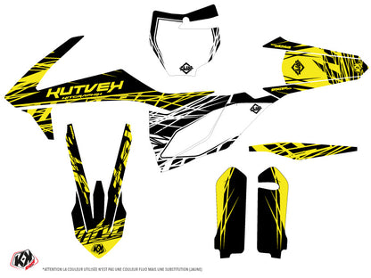 KTM 125 SX Dirt Bike Eraser Fluo Grafik-Kit Gelb