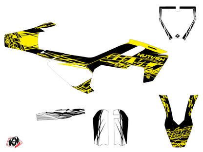 Husqvarna TC 65 Dirt Bike Eraser Fluo Grafik-Kit Gelb