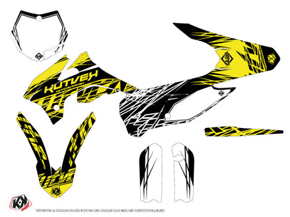 KTM 85 SX Dirt Bike Eraser Fluo Grafik-Kit Gelb