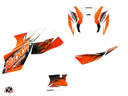 KTM Super Duke 990 Street Bike Eraser Grafik-Kit Orange Schwarz