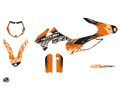 KTM 85 SX Dirt Bike Eraser Grafik-Kit Orange Schwarz
