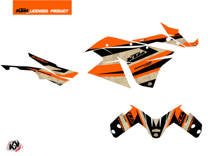 KTM 1090 Adventure R Straßenmotorrad Eskap Grafikkit Orange Sand