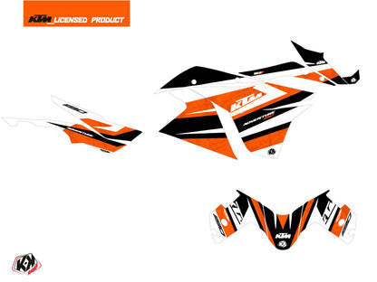 KTM 1190 Adventure Street Bike Eskap Grafikkit Orange Weiß