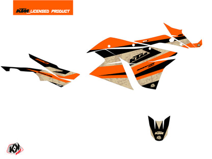 KTM 1190 Adventure R Straßenmotorrad Eskap Grafikkit Orange Sand