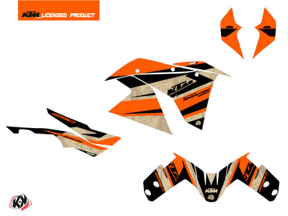 KTM 1290 Super Adventure R Straßenmotorrad Eskap Grafikkit Orange Sand
