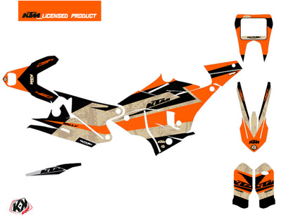 KTM 450 Rally Dirtbike Eskap Grafikkit Orange Sand