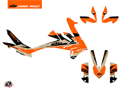 KTM 790 Adventure R Straßenmotorrad Eskap Grafikkit Orange Sand