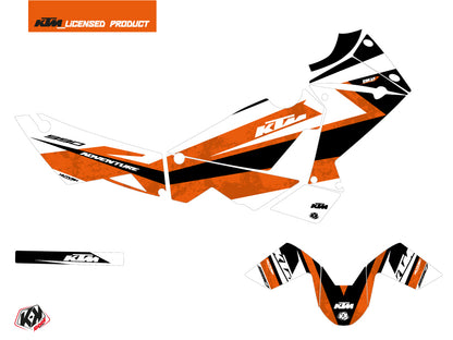 KTM 990 Adventure Street Bike Eskap Grafikkit Orange Weiß