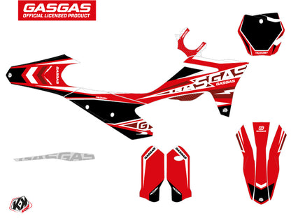 GASGAS MCF 250 Dirt Bike Flash Grafik-Kit Schwarz