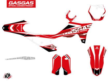 GASGAS MCF 450 Dirt Bike Flash Grafikset Schwarz