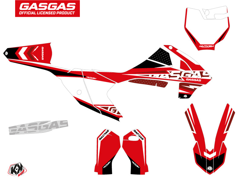 GASGAS MC 65 Dirt Bike Flash Grafikset Schwarz