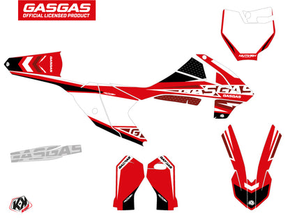 GASGAS MC 65 Dirt Bike Flash Grafikset Schwarz