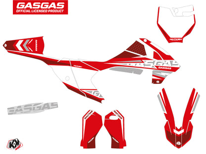 GASGAS MC 65 Dirt Bike Flash Grafikset Rot