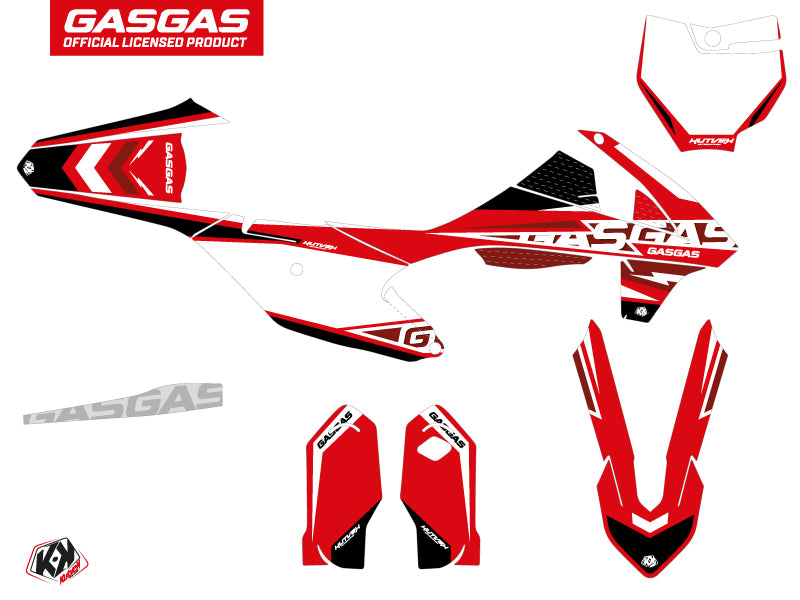 GASGAS MC 85 Dirt Bike Flash Grafikset Schwarz