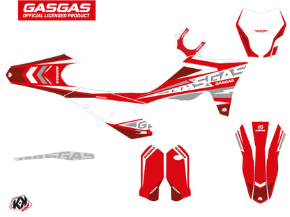 GASGAS EC Dirt Bike Flash Grafikset Rot