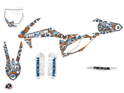 KTM 450 SXF Dirt Bike Freegun Eyed Grafikkit Orange