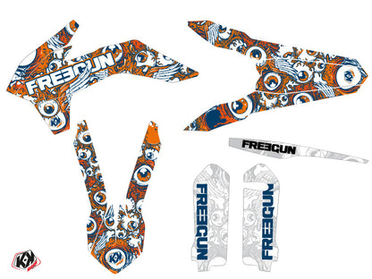 KTM EXC-EXCF Dirt Bike Freegun Eyed Grafikkit Orange