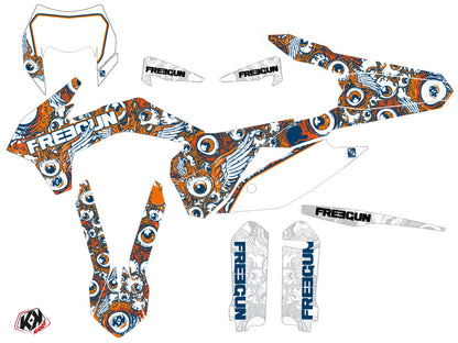 KTM EXC-EXCF Dirt Bike Freegun Eyed Grafikkit Orange