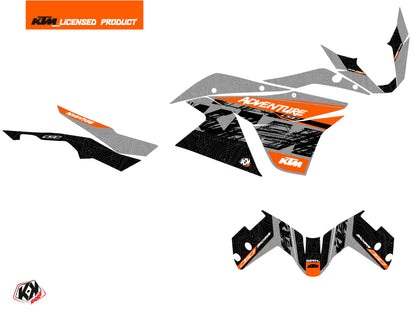 KTM 1090 Adventure Street Bike Ausrüstungs-Dekor-Kit Grau Orange