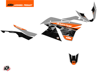 KTM 1090 Adventure R Street Bike Ausrüstungs-Dekor-Kit Grau Orange
