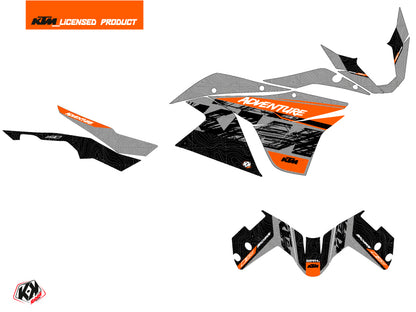 KTM 1190 Adventure Street Bike Ausrüstungs-Dekor-Kit Grau Orange