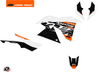 KTM 1290 Super Adventure R Street Bike Ausrüstungs-Dekor-Kit Weiß
