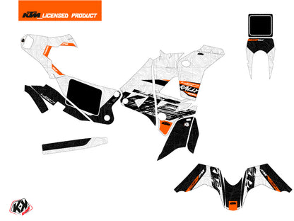 KTM 450 Rally Dirtbike Ausrüstungs-Grafikset Weiß