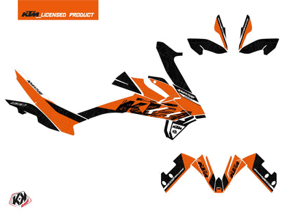 KTM 890 Adventure Street Bike Ausrüstungs-Grafikset Orange