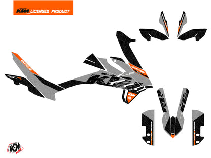 KTM 890 Adventure R Street Bike Ausrüstungs-Dekor-Kit Grau Orange