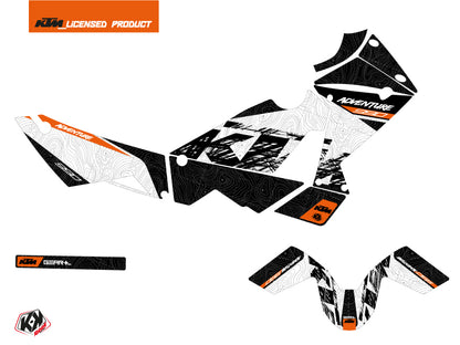 KTM 990 Adventure Street Bike Ausrüstungs-Dekor-Kit Weiß