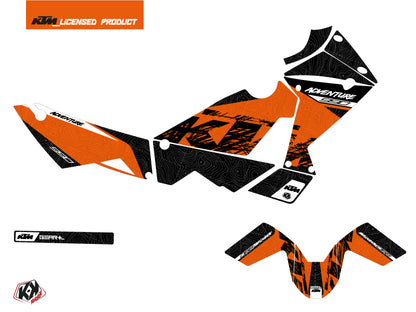 KTM 990 Adventure Street Bike Ausrüstungs-Grafikset Orange
