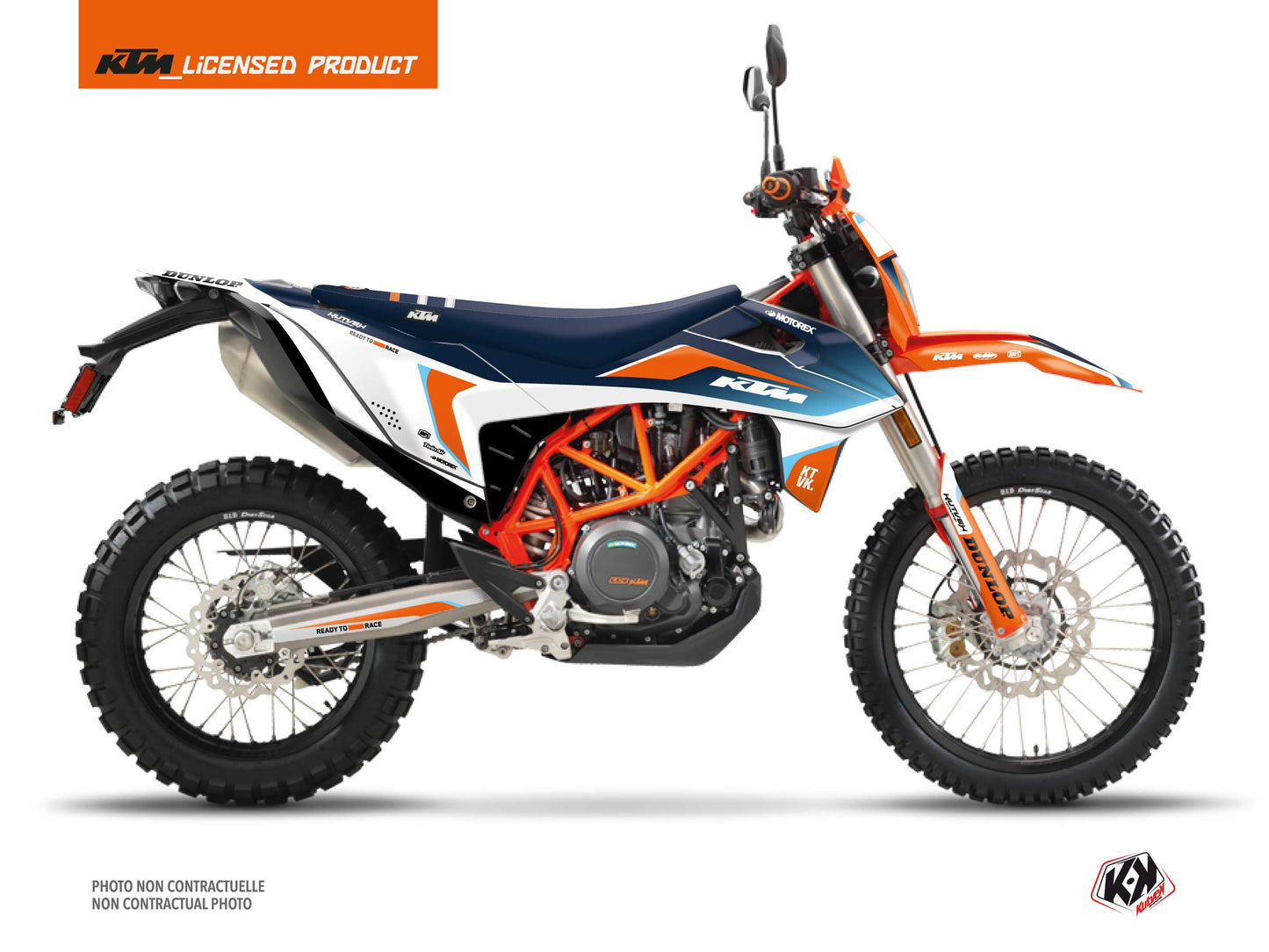 KTM 690 ENDURO R Dirt Bike Genesis Graphic Kit Blue