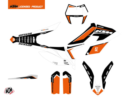 KTM 350 FREERIDE Dirt Bike Genesis Grafikkit Schwarz