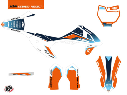 KTM 50 SX Dirt Bike Global Genesis Kit Blau