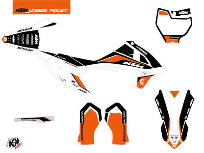 KTM 50 SX Dirt Bike Global Genesis Kit Schwarz
