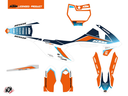 KTM 85 SX Dirt Bike Genesis Grafikkit Blau