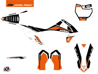 KTM SX-E 5 Dirt Bike Genesis Grafikkit Schwarz