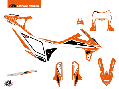 KTM 690 SMC R Dirt Bike Global Grafik-Kit Orange