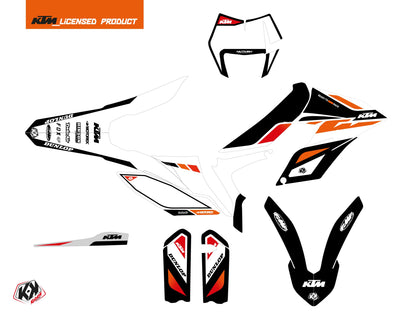 KTM 350 FREERIDE Dirt Bike Global Grafik-Kit Schwarz