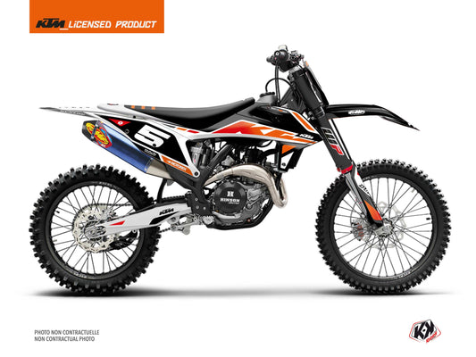 KTM 125 SX Dirt Bike Global Graphic Kit Black
