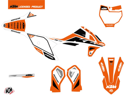 KTM 50 SX Dirt Bike Global Grafik-Kit Orange